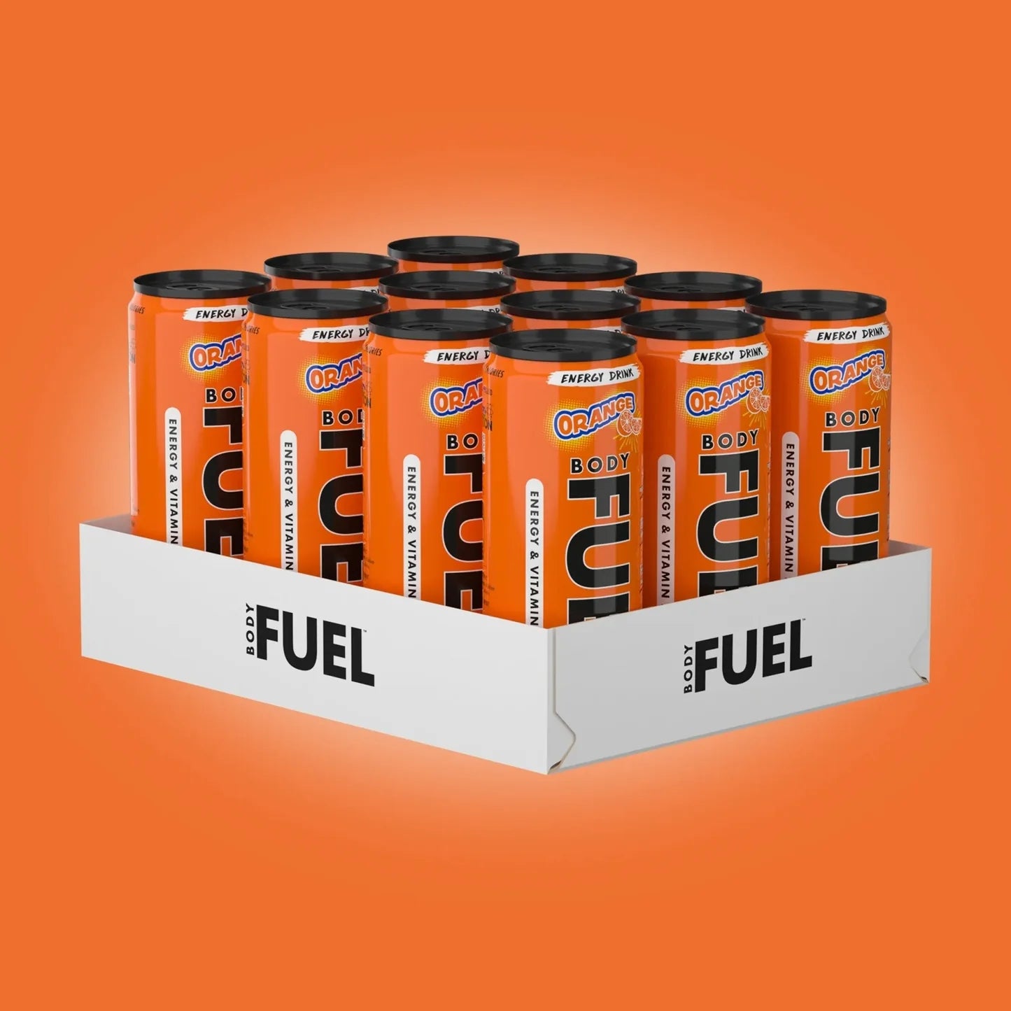Applied Nutrition Body Fuel Energy Drink 12 x 330ml Orange