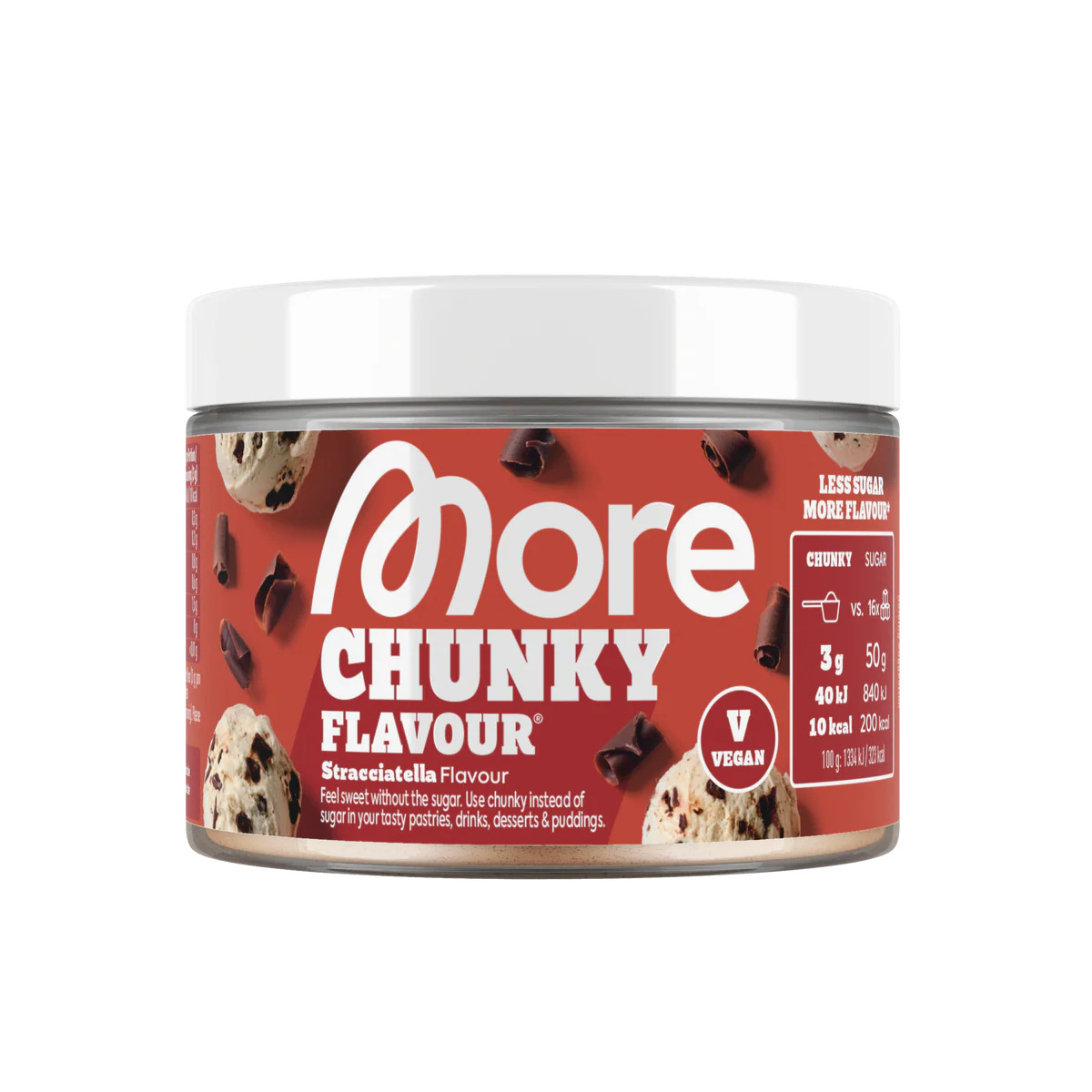 More Nutrition Chunky Flavour Geschmackspulver 150g Stracciatella