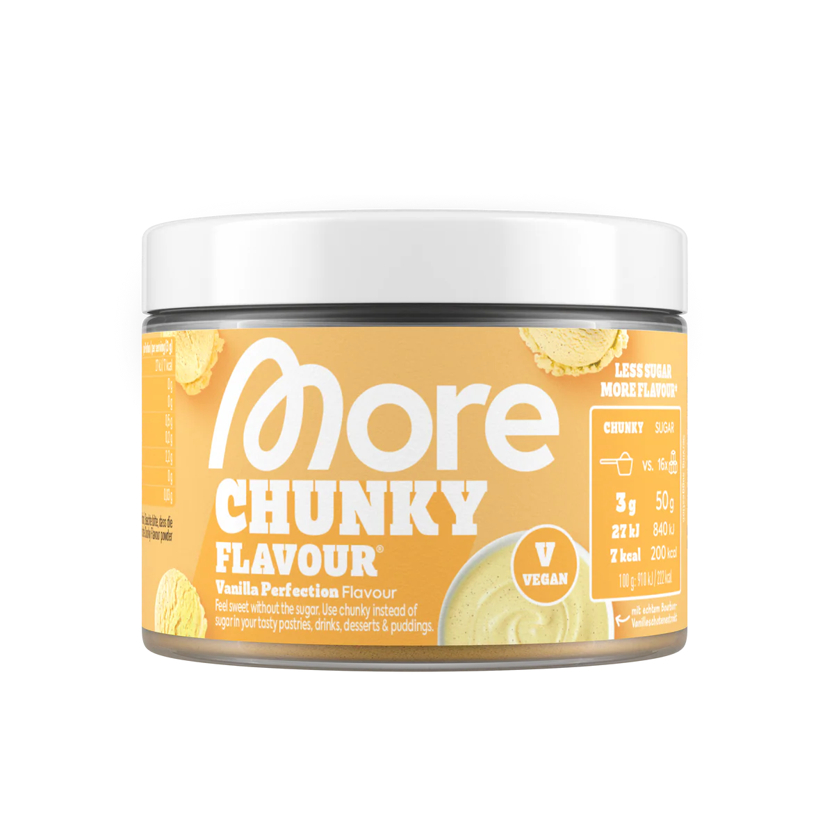 More Nutrition Chunky Flavour Geschmackspulver 150g Vanilla Perfection