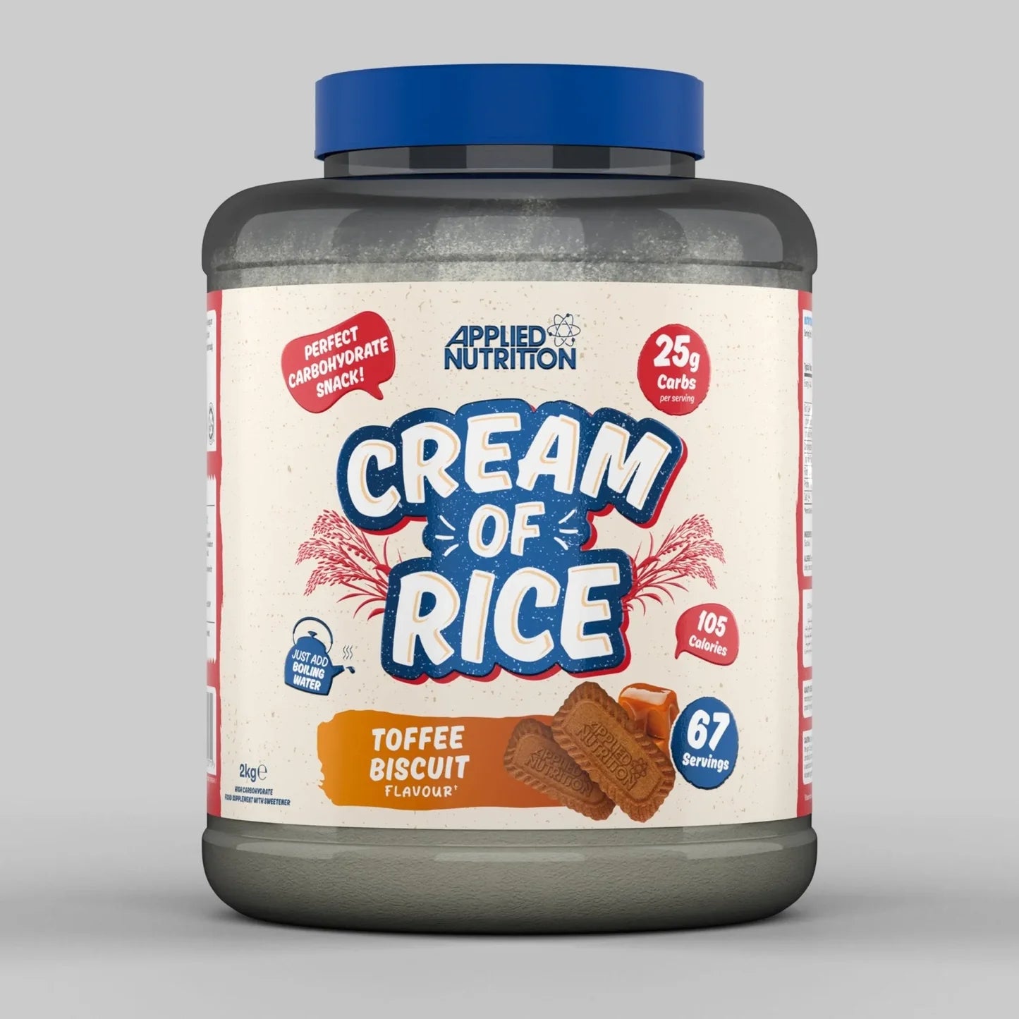 Applied Nutrition Cream of Rice 2kg Toffee Biscuit