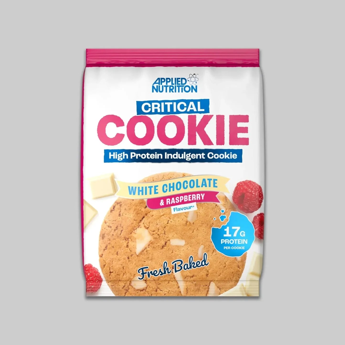 Applied Nutrition Critical Cookie 12 x 73g White Chocolate & Raspberry
