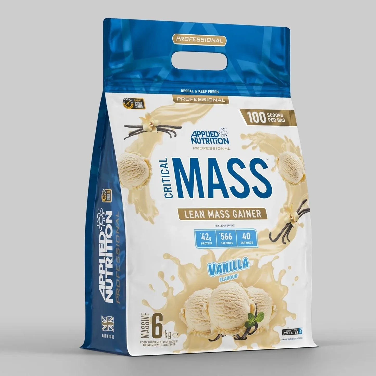 Applied Nutrition Critical Mass Professional 6kg Vanilla