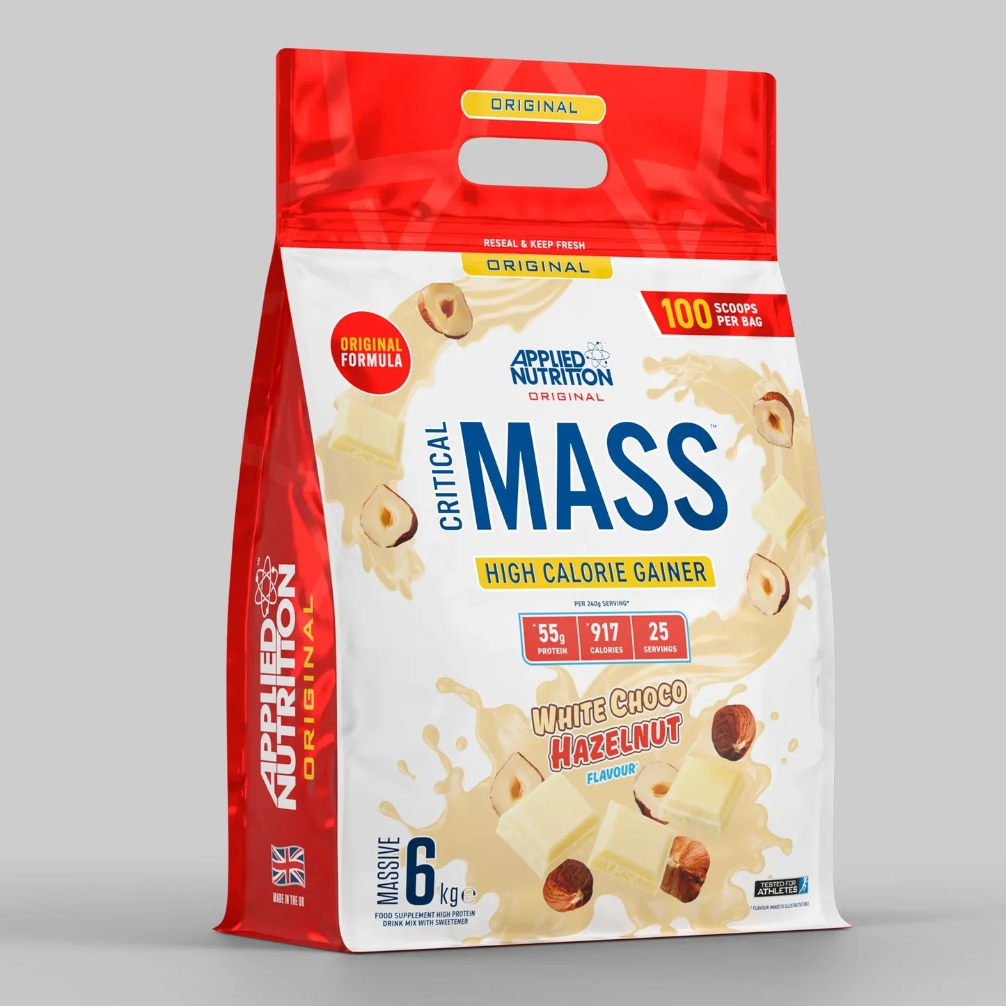 Applied Nutrition Critical Mass Original 6kg White Choco Hazelnut