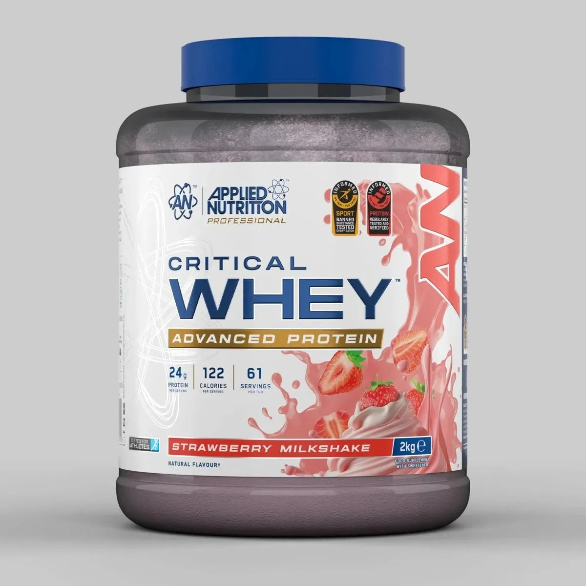 Applied Nutrition Critical Whey Professional 2kg Strawberry Milkshake