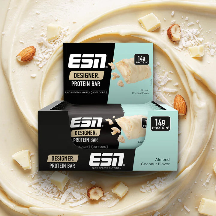 ESN Designer Protein Bar 12 x 45g Almond Coconut