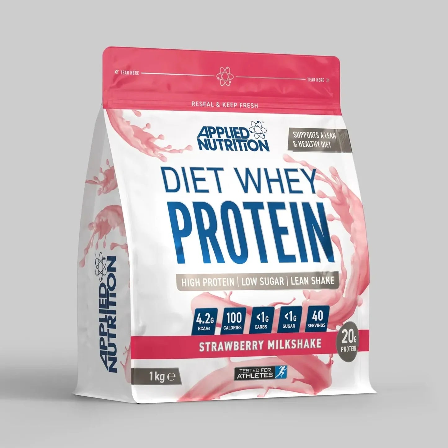 Applied Nutrition Diet Whey Protein 1kg Strawberry Milkshake