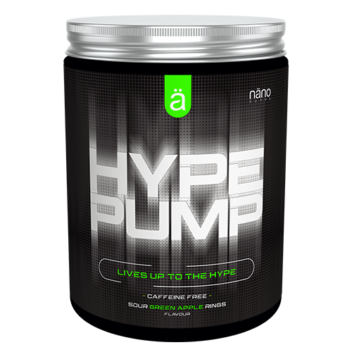 Nanosupps Hype Pump 420g Sour Green Apple Rings