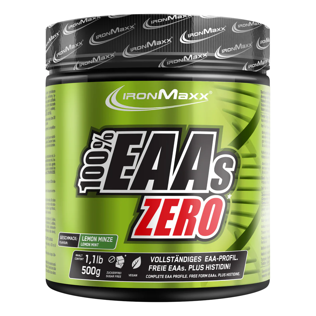 IronMaxx 100% EAAs Zero 500g Lemon Minze