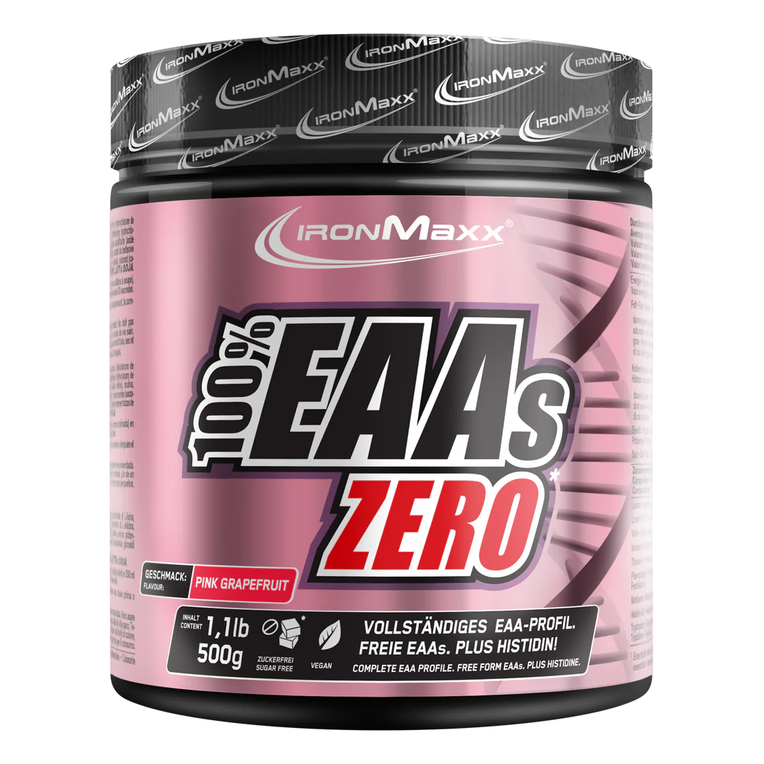 IronMaxx 100% EAAs Zero 500g Pink Grapefruit