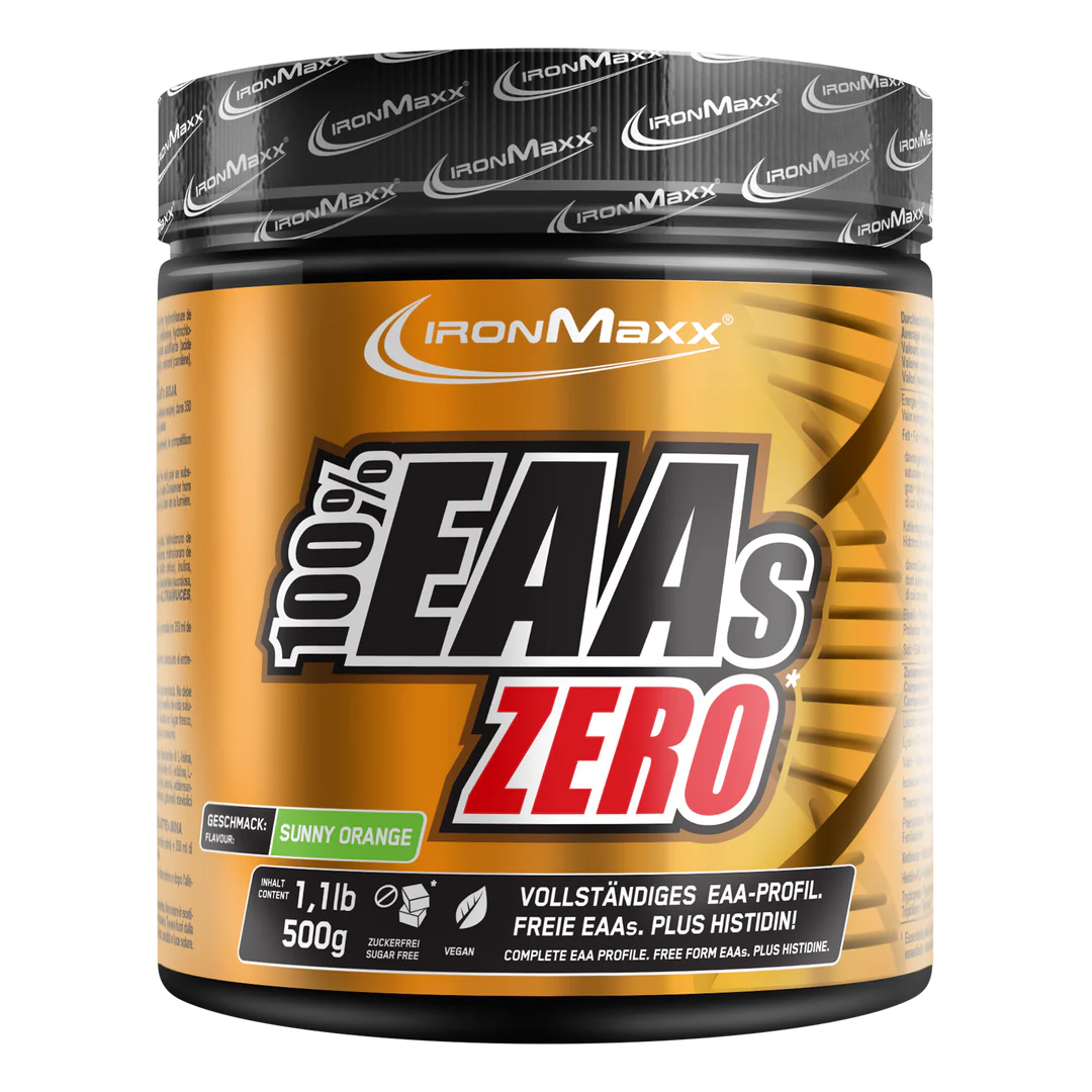 IronMaxx 100% EAAs Zero 500g Sunny Orange