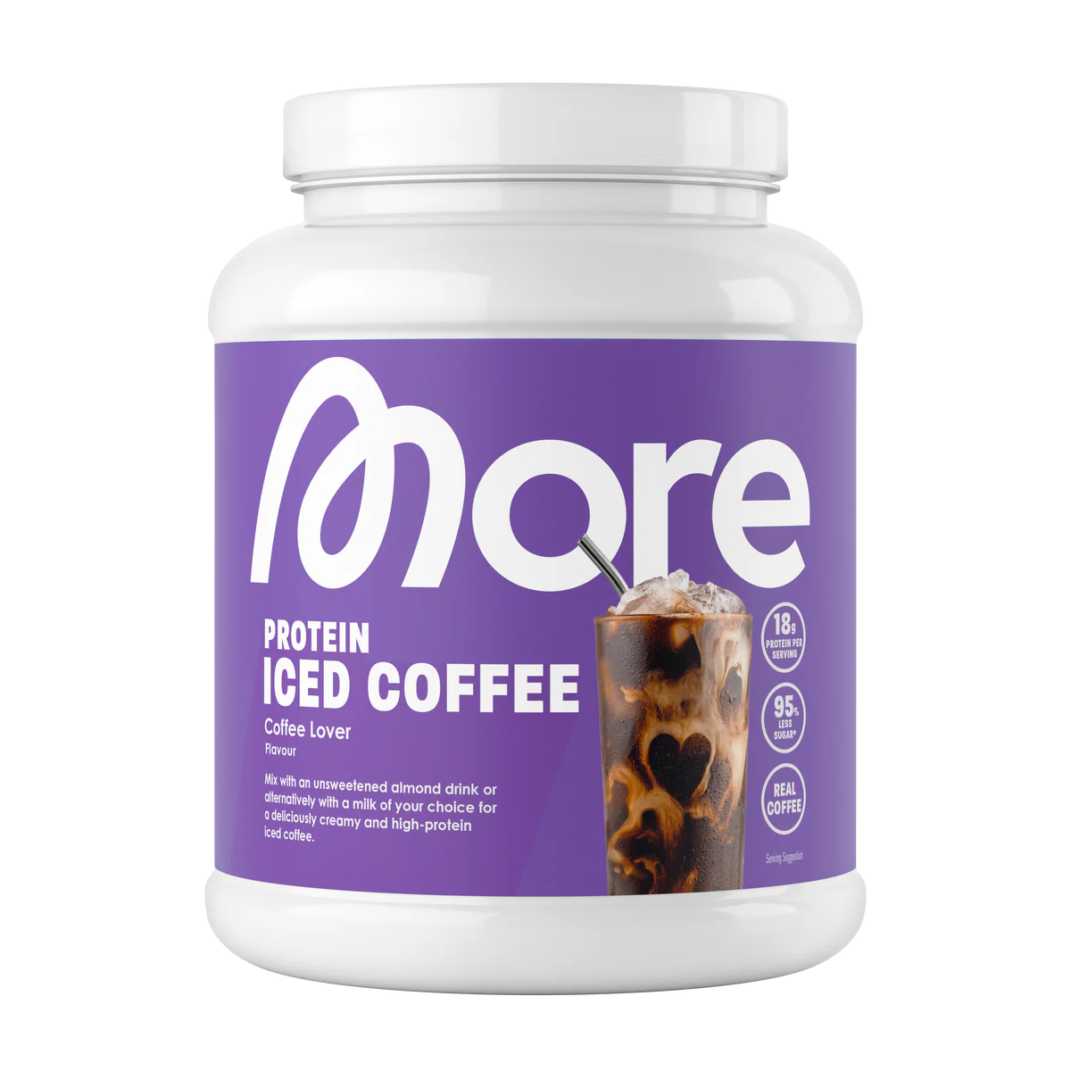 More Nutrition Protein Iced Coffee 500g Coffee Lover