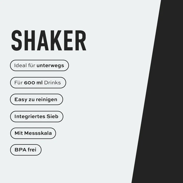 ESN Shaker 600ml Black-White