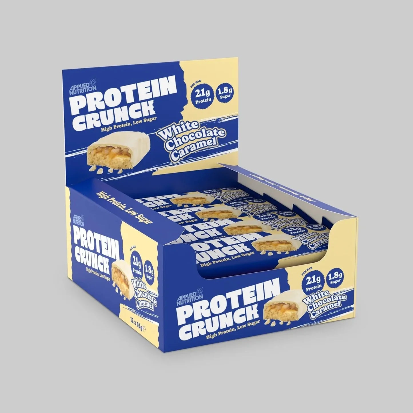 Applied Nutrition Protein Crunch 12 x 62g White Chocolate Caramel