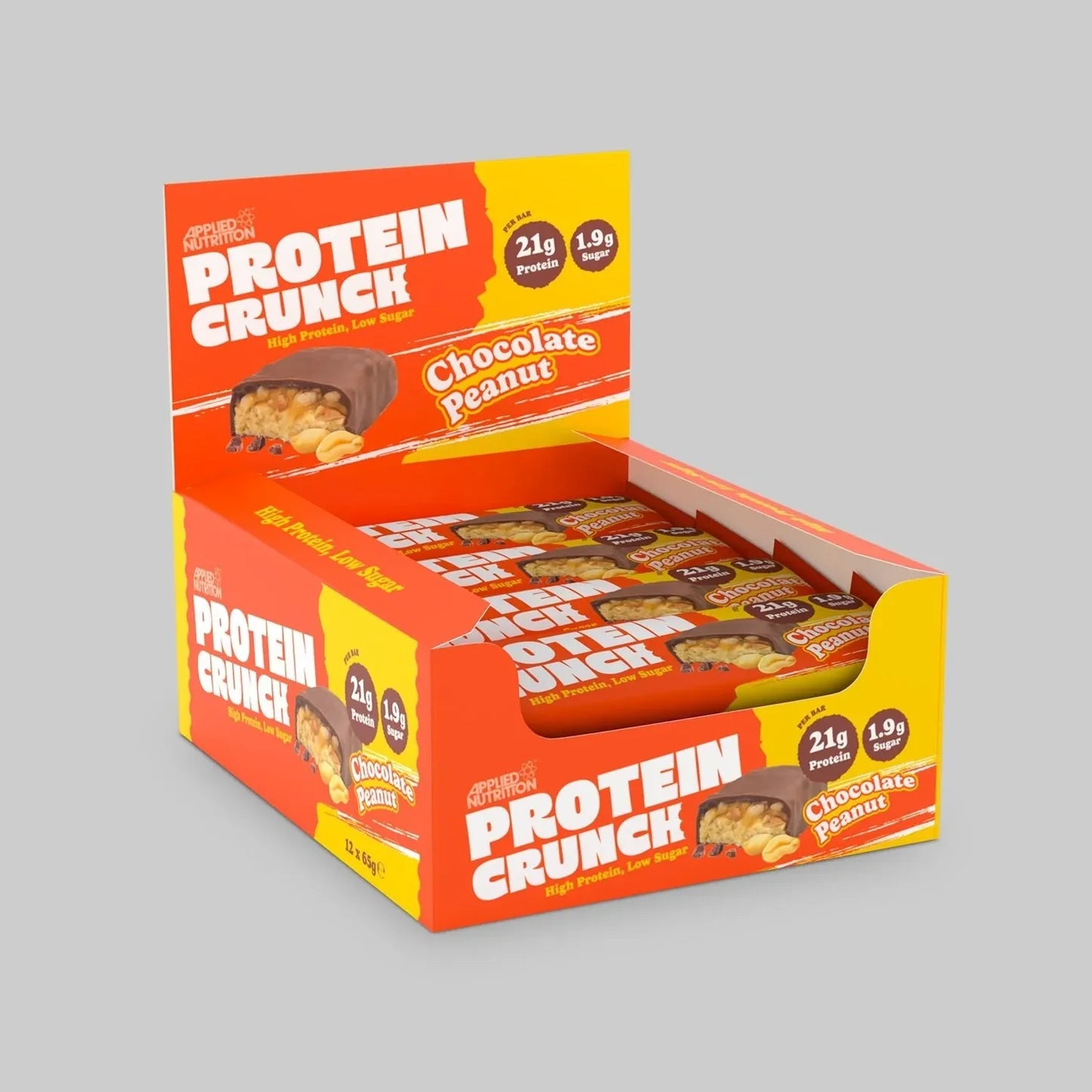Applied Nutrition Protein Crunch 12 x 62g Chocolate Peanut