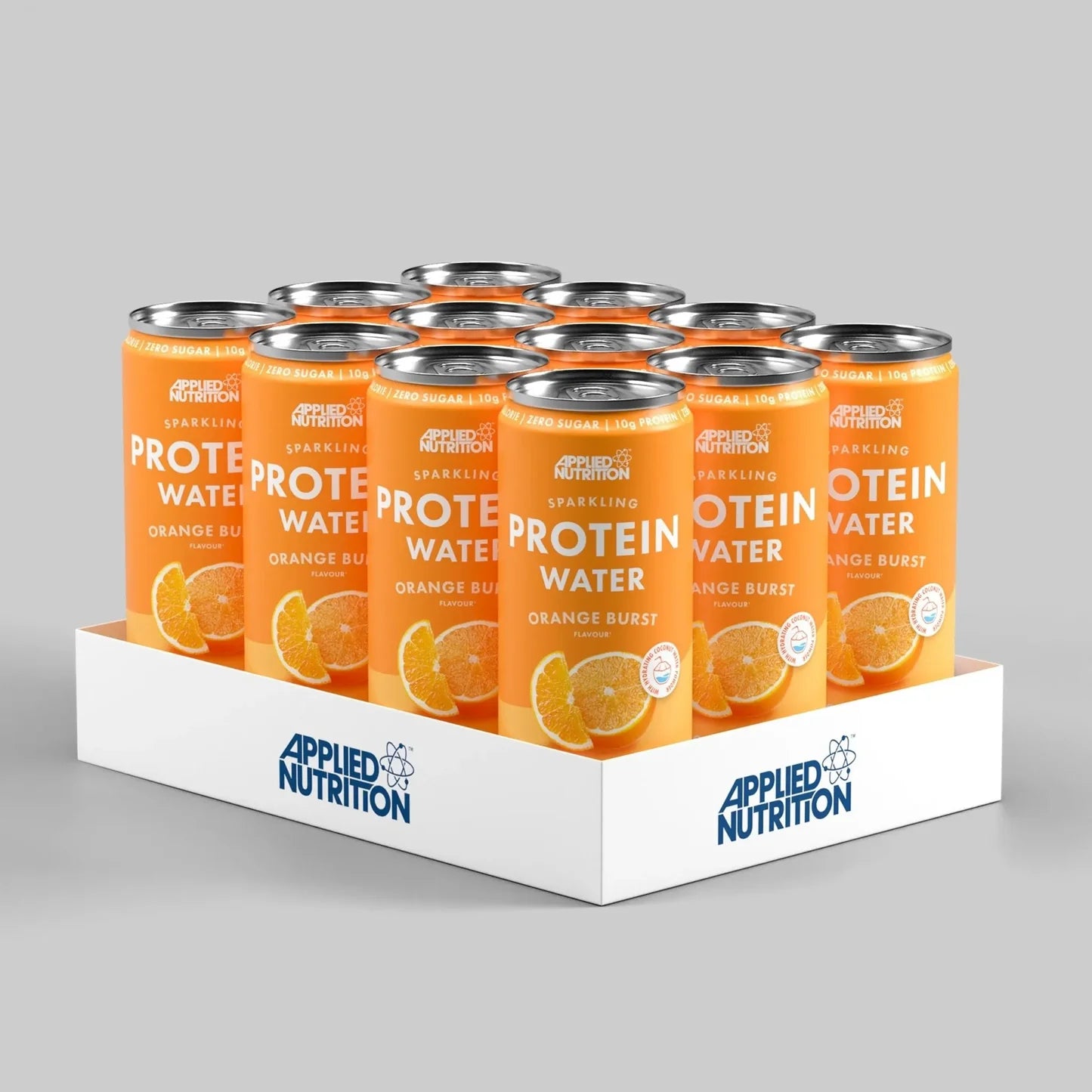 Applied Nutrition Sparkling Protein Water 12 x 330ml Orange Burst
