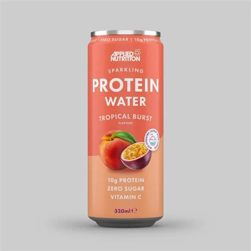 Applied Nutrition Sparkling Protein Water 12 x 330ml Tropical Burst