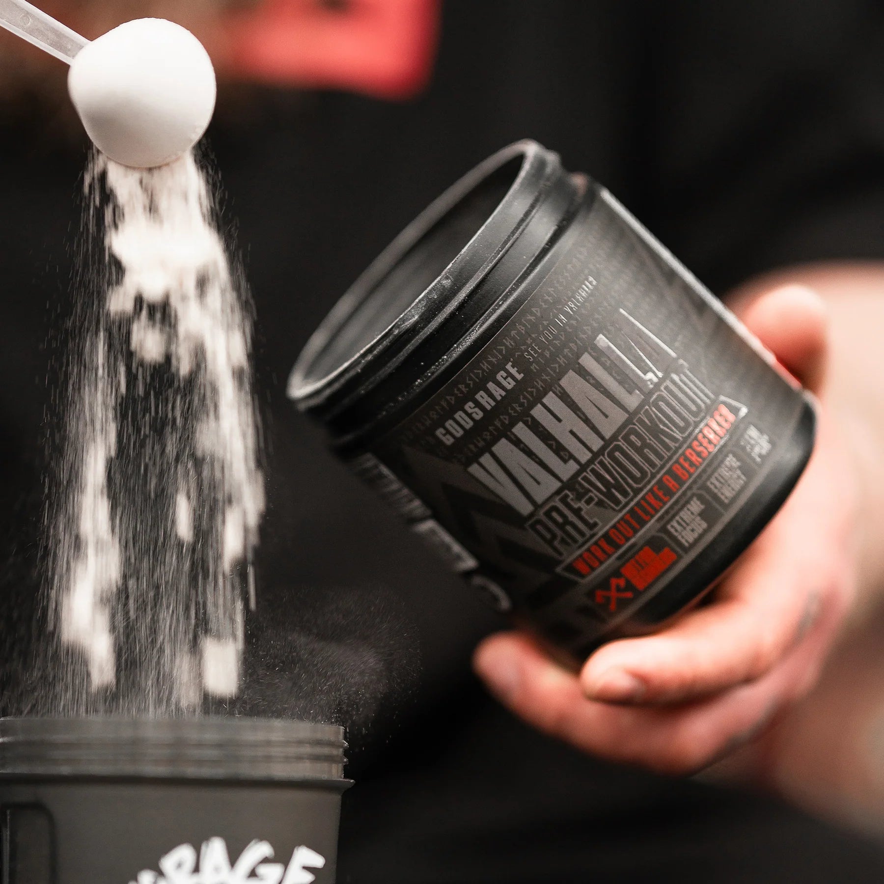 Gods Rage Valhalla Pre-Workout 400g Enemys Blood