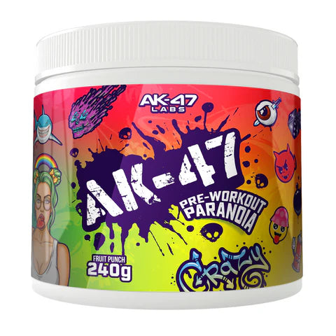 AK47 Labs Pre-Workout Paranoia 240g Blue Lemonade