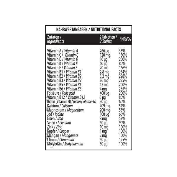 MST All Vitamins 120 Tabletten