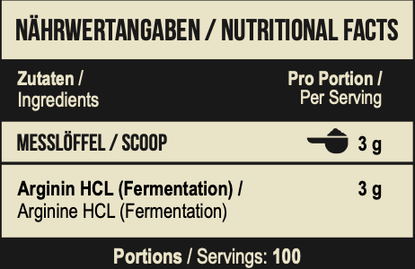 MST Arginine HCL 300g Unflavored