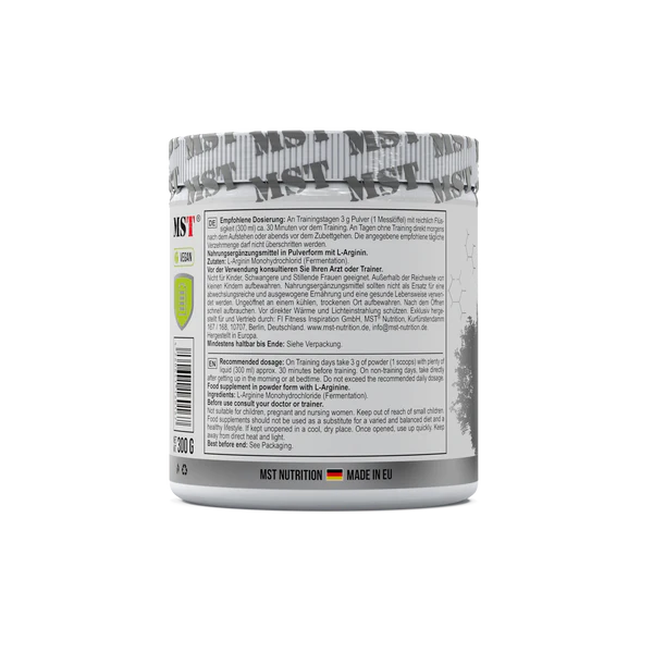 MST Arginine HCL 300g Unflavored