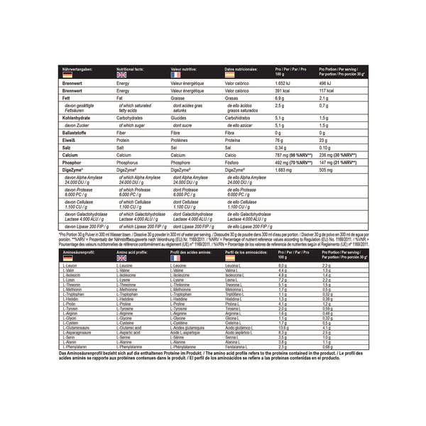 MST Best Whey Protein  + Enzyme 2010g Unflavoured