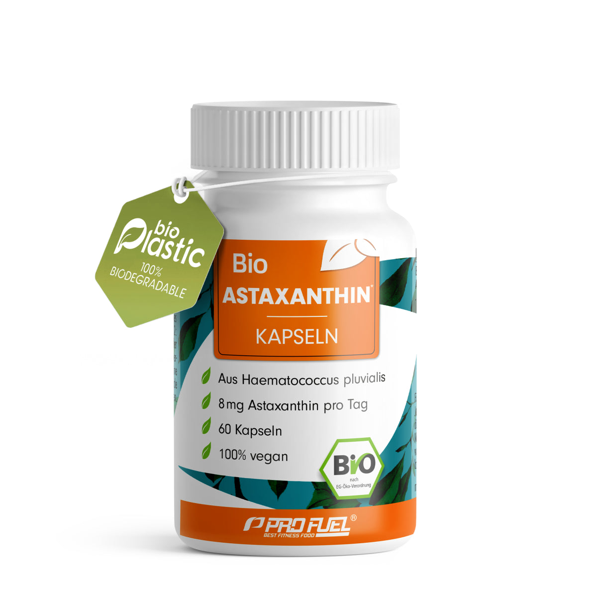 ProFuel Bio ASTAXANTHIN Algamo® Astaxanthin 60 Kapseln