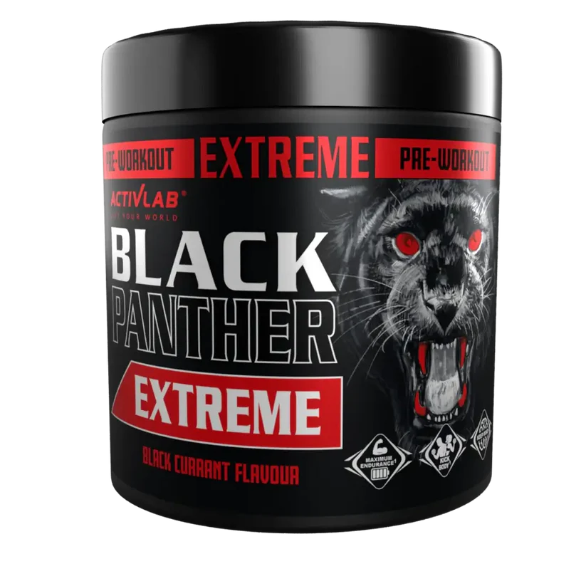 Activlab Black Panther Extreme Pre-Workout 300g Black Currant