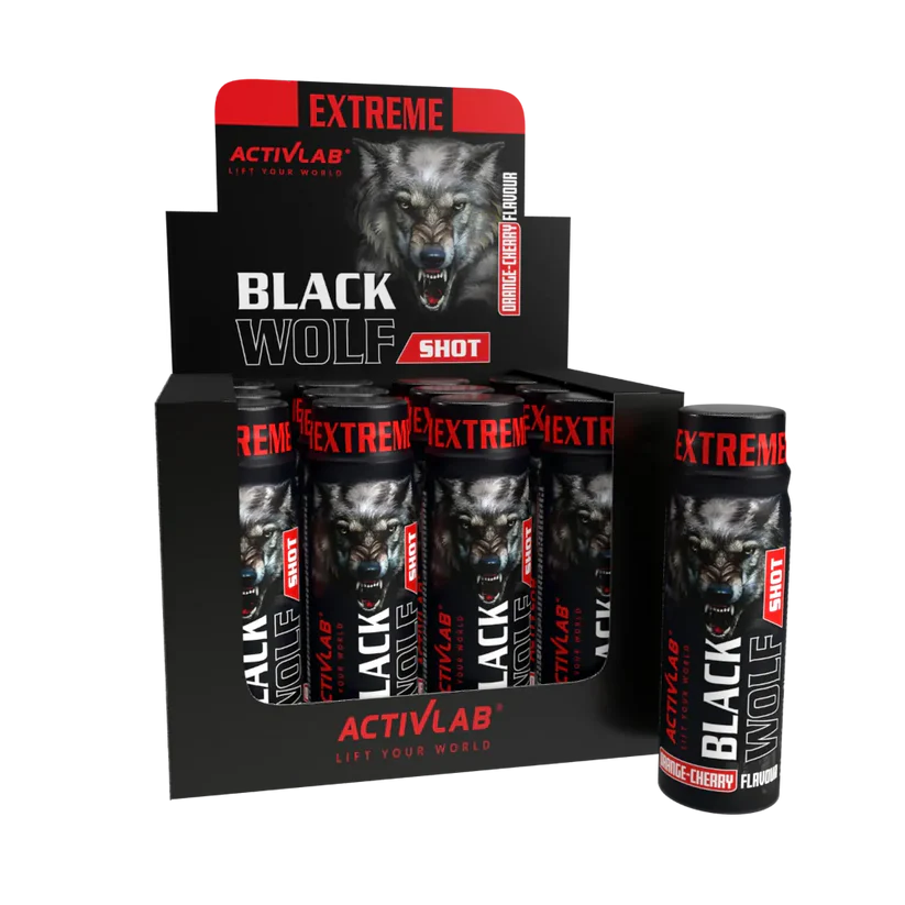 Activlab Black Wolf Shot 12 x 80ml Orange-Cherry