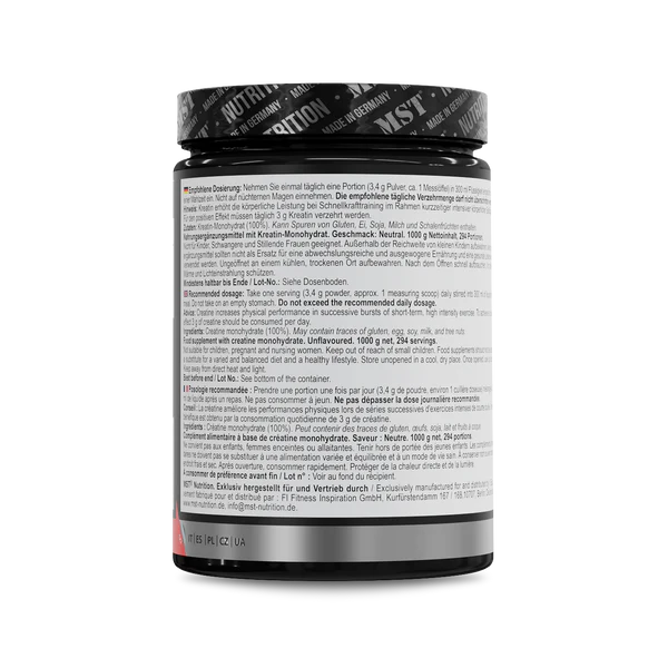 MST Creatine Monohydrate 1000g