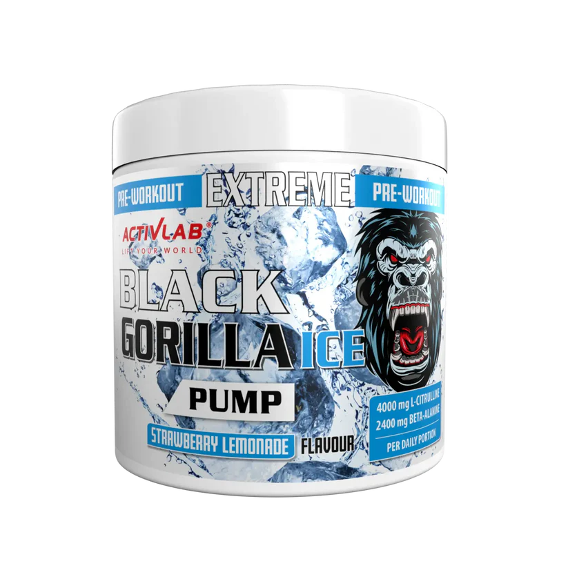 Activlab Black Gorilla Ice Pump Pre-Workout 300g Strawberry-Lemonade