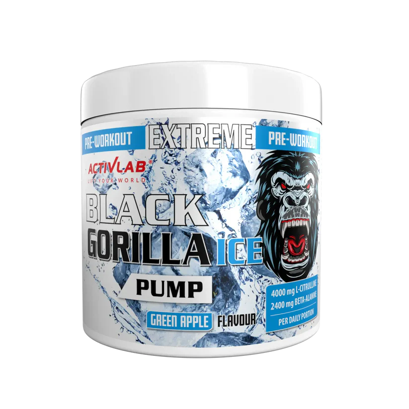 Activlab Black Gorilla Ice Pump Pre-Workout 300g Green Apple