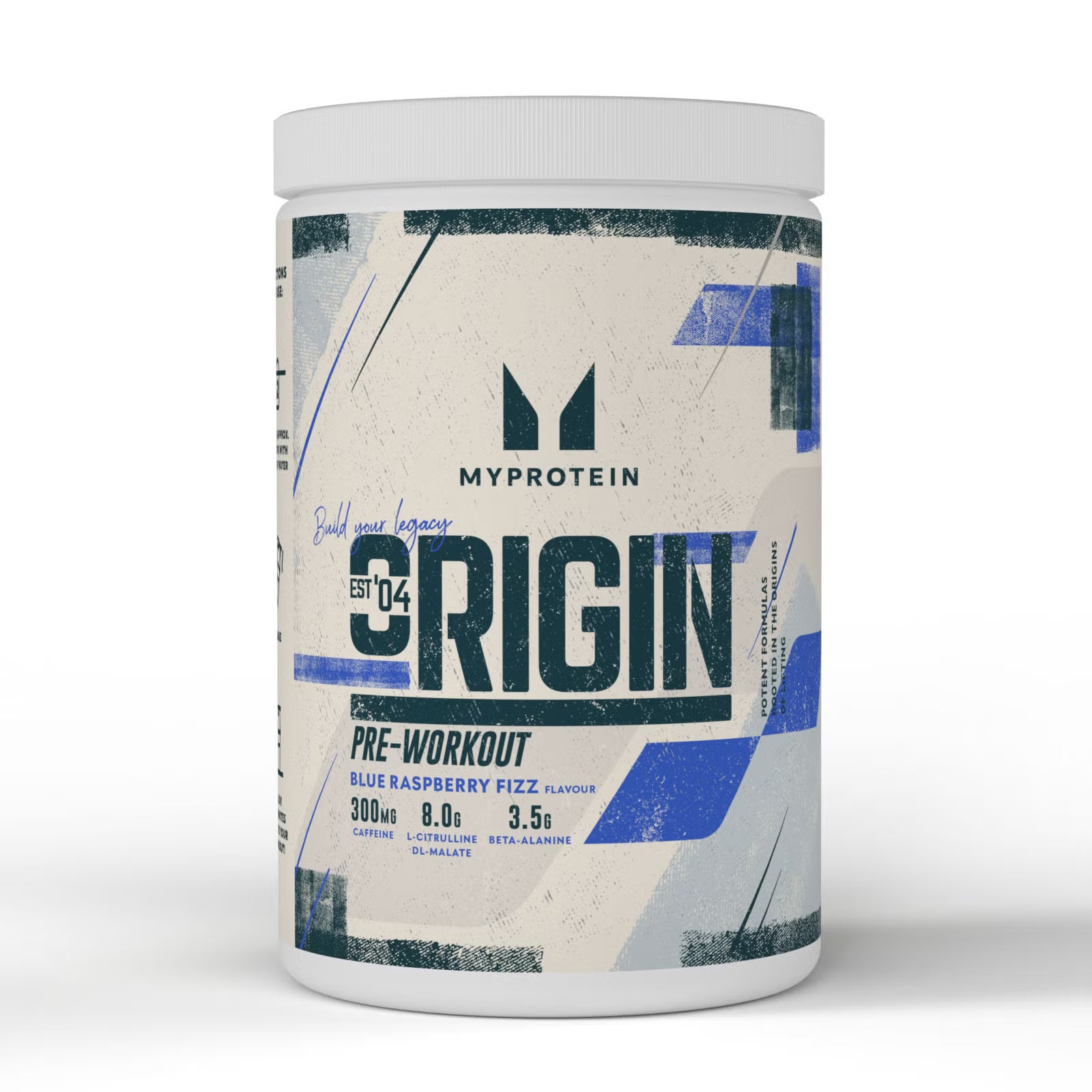 MyProtein Origin Pre-Workout 600g Blue Raspberry Fizz