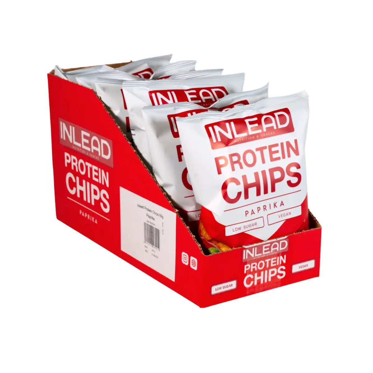INLEAD Protein Chips 6 x 50g Paprika
