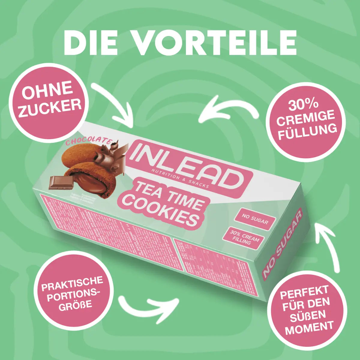 INLEAD Tea Time Cookies 150g Chocolate