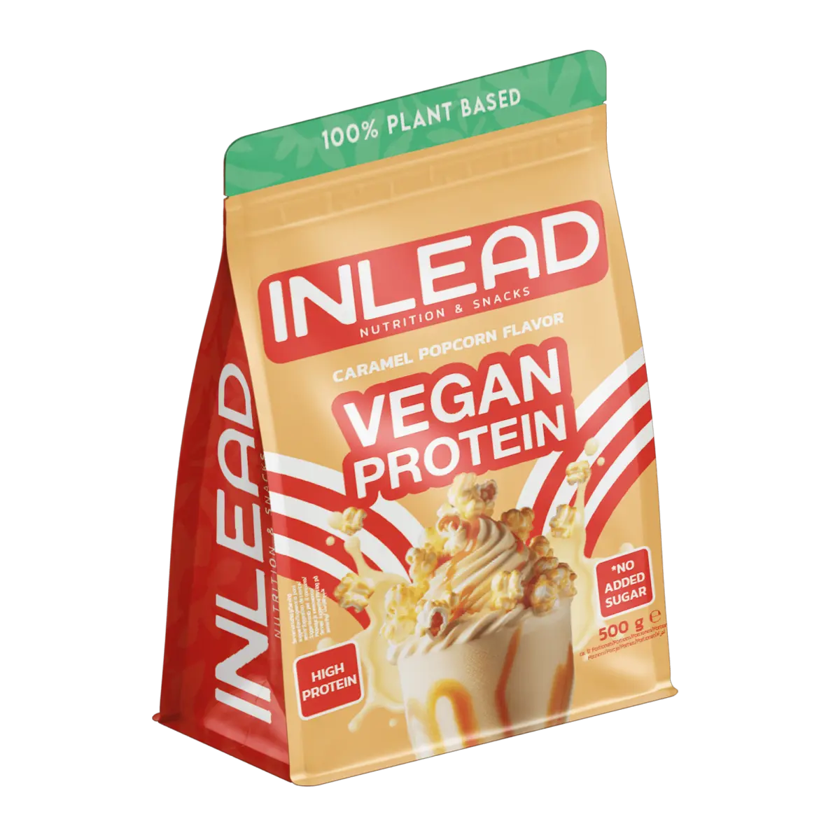 INLEAD Vegan Protein 500g Caramel Popcorn