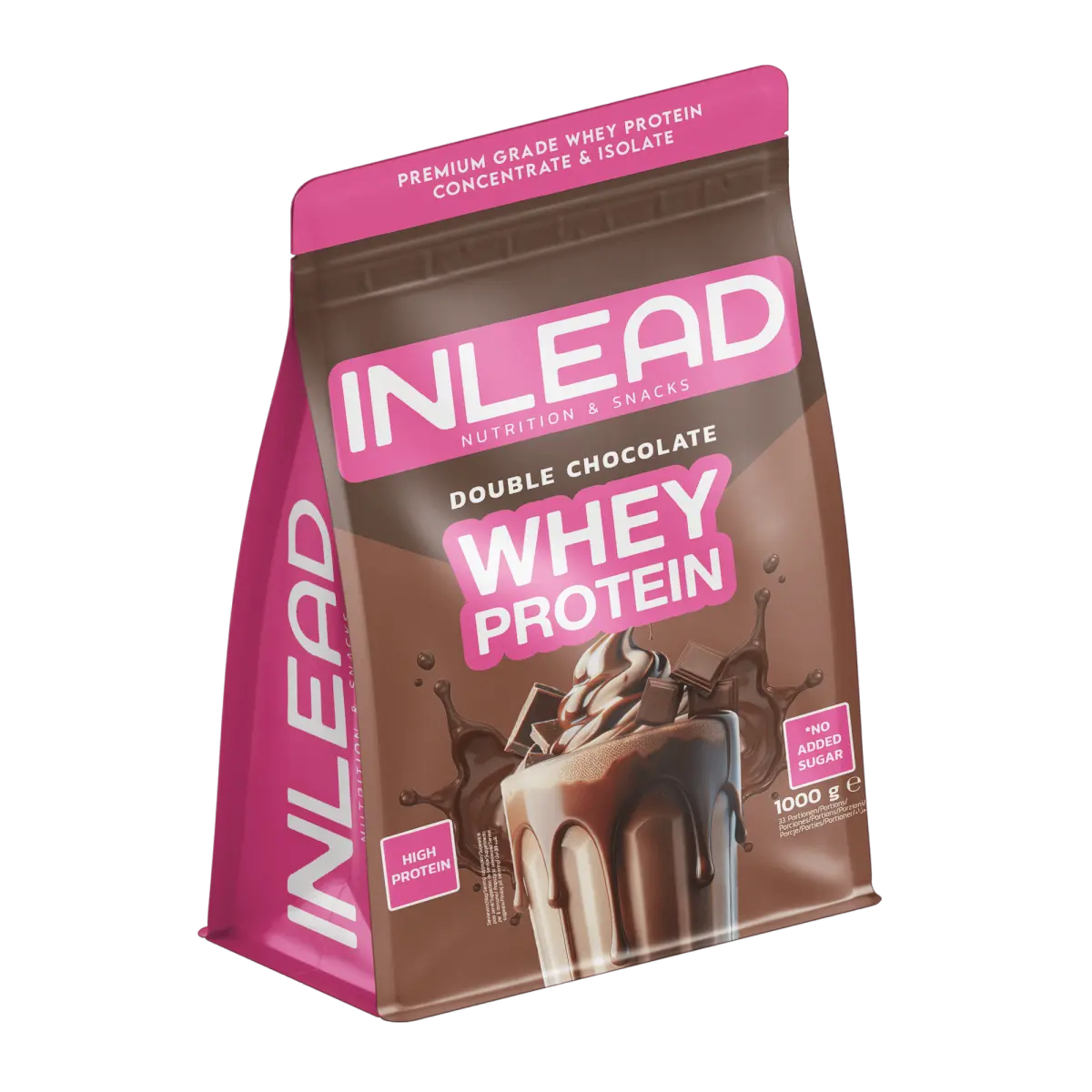 INLEAD Whey Protein 1kg Double Chocolate