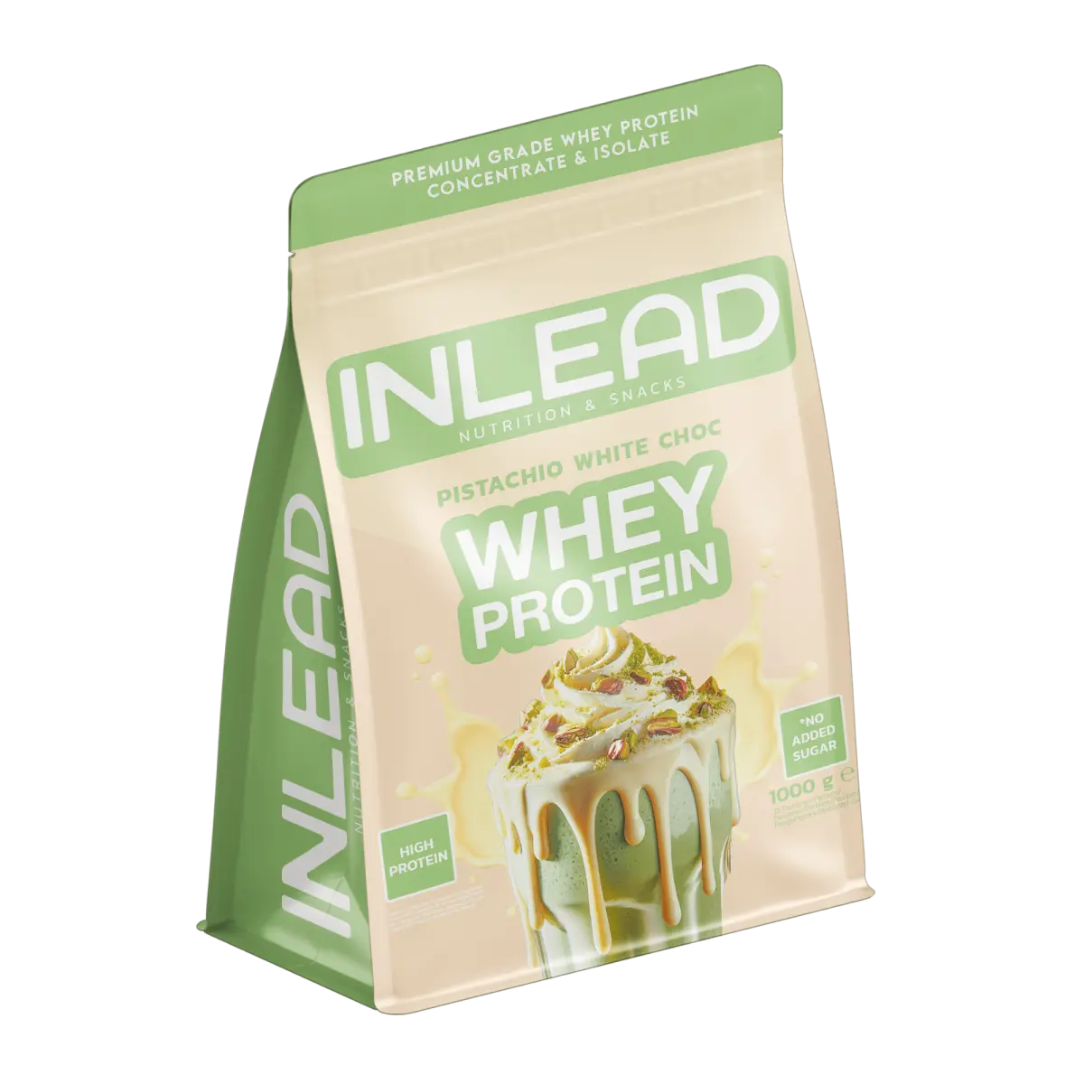 INLEAD Whey Protein 1kg Pistachio White Chocolate