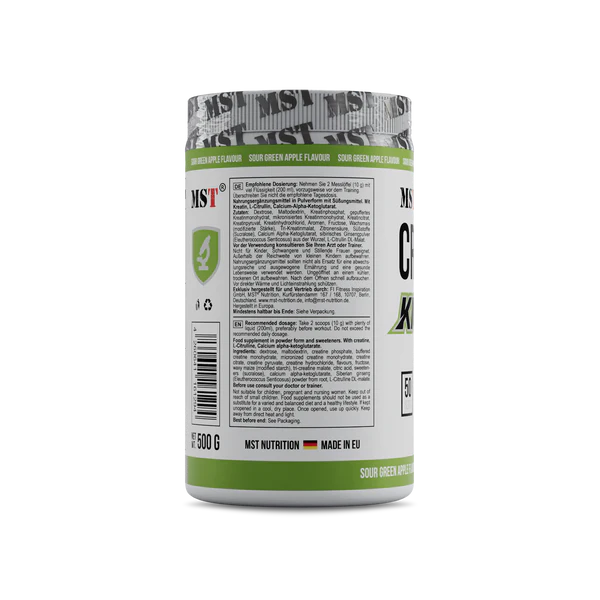 MST Creatine Kick 500g Green Apple