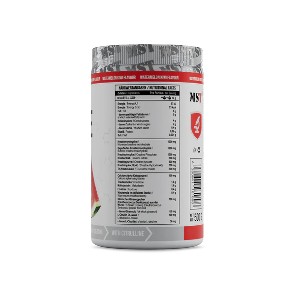 MST Creatine Kick 500g Watermelon Kiwi