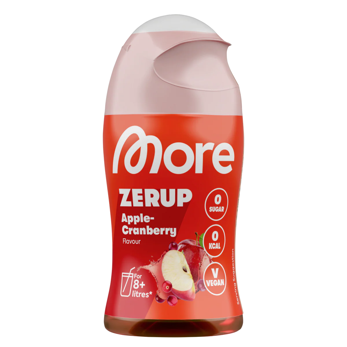 More Nutrition ZERUP Getränkesirup 65ml Apple Cranberry