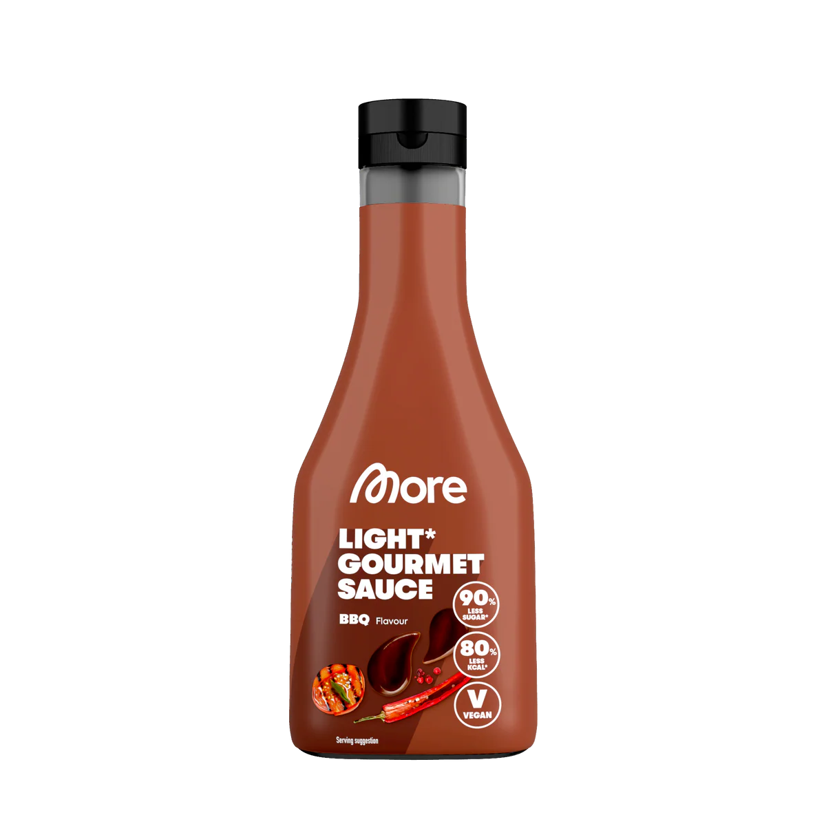 More Nutrition Light Gourmet Sauce 285ml BBQ