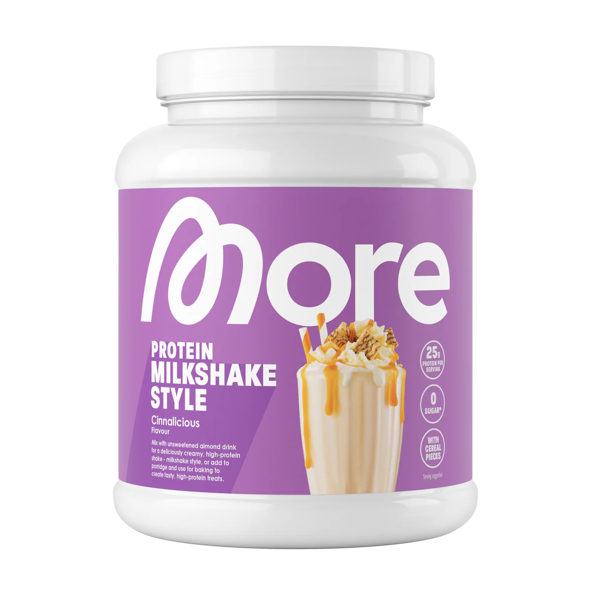 More Nutrition Protein Milkshake Style 600g Cinnalicious