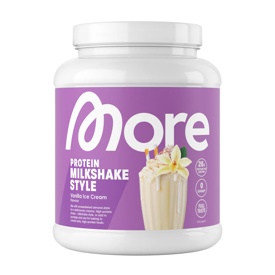More Nutrition Protein Milkshake Style (360g) Vanilla Ice Cream