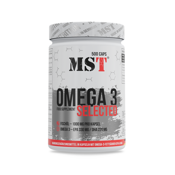 MST Omega 3 Selected 500 Kapseln