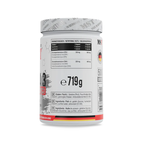 MST Omega 3 Selected 500 Kapseln