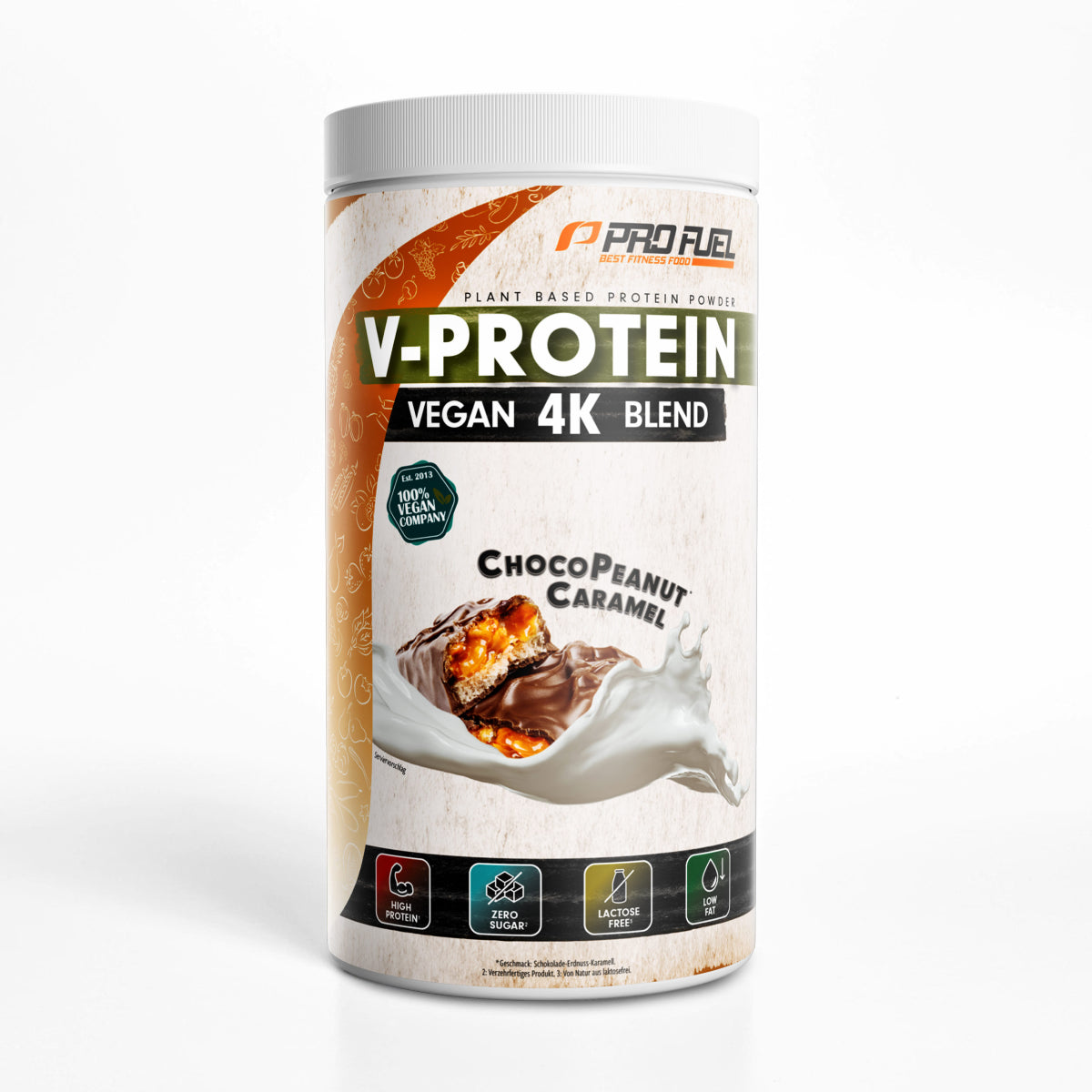 ProFuel V-PROTEIN Vegan 4K Blend 750g Choco Peanut Caramel