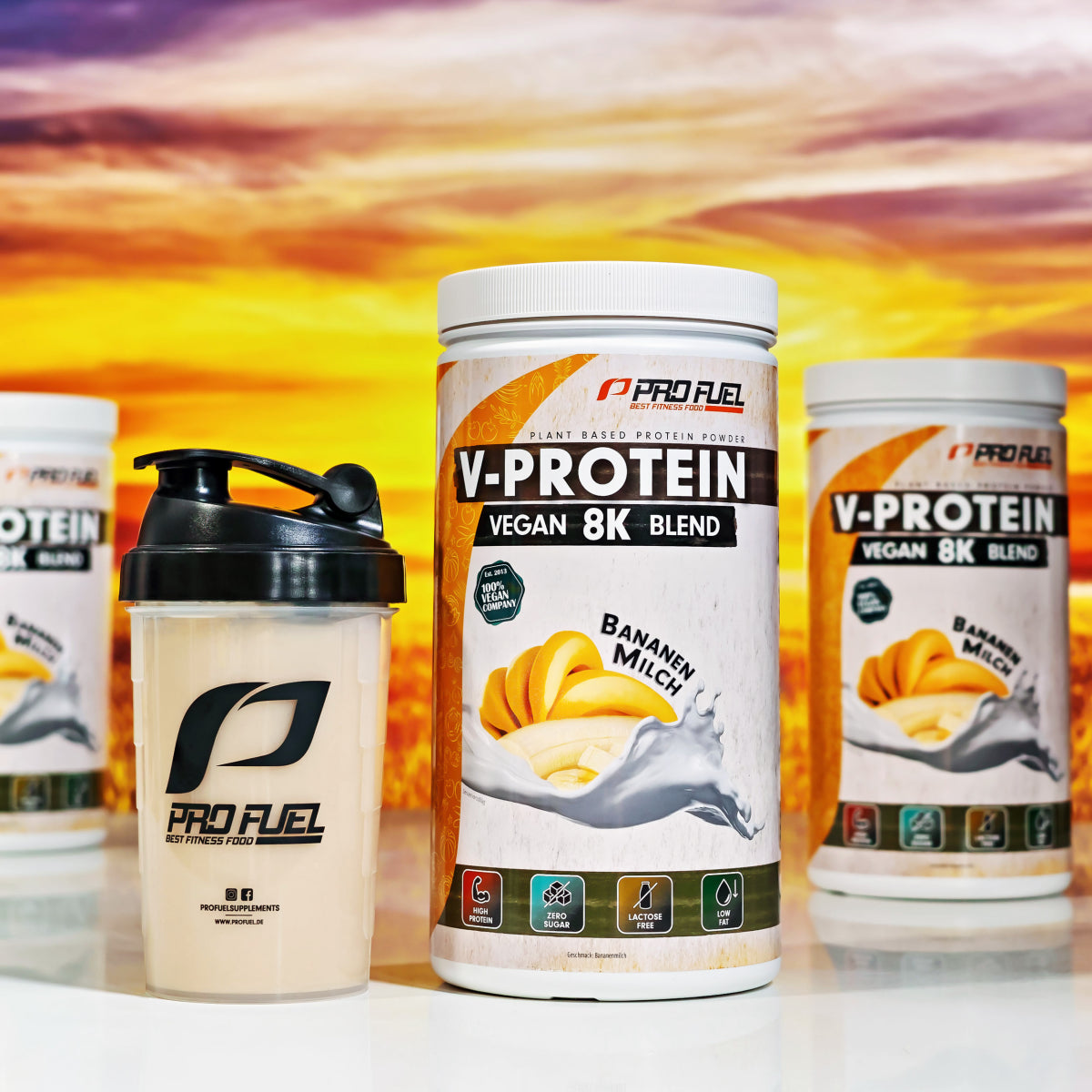 ProFuel V-PROTEIN Vegan 8K Blend 750g Bananenmilch