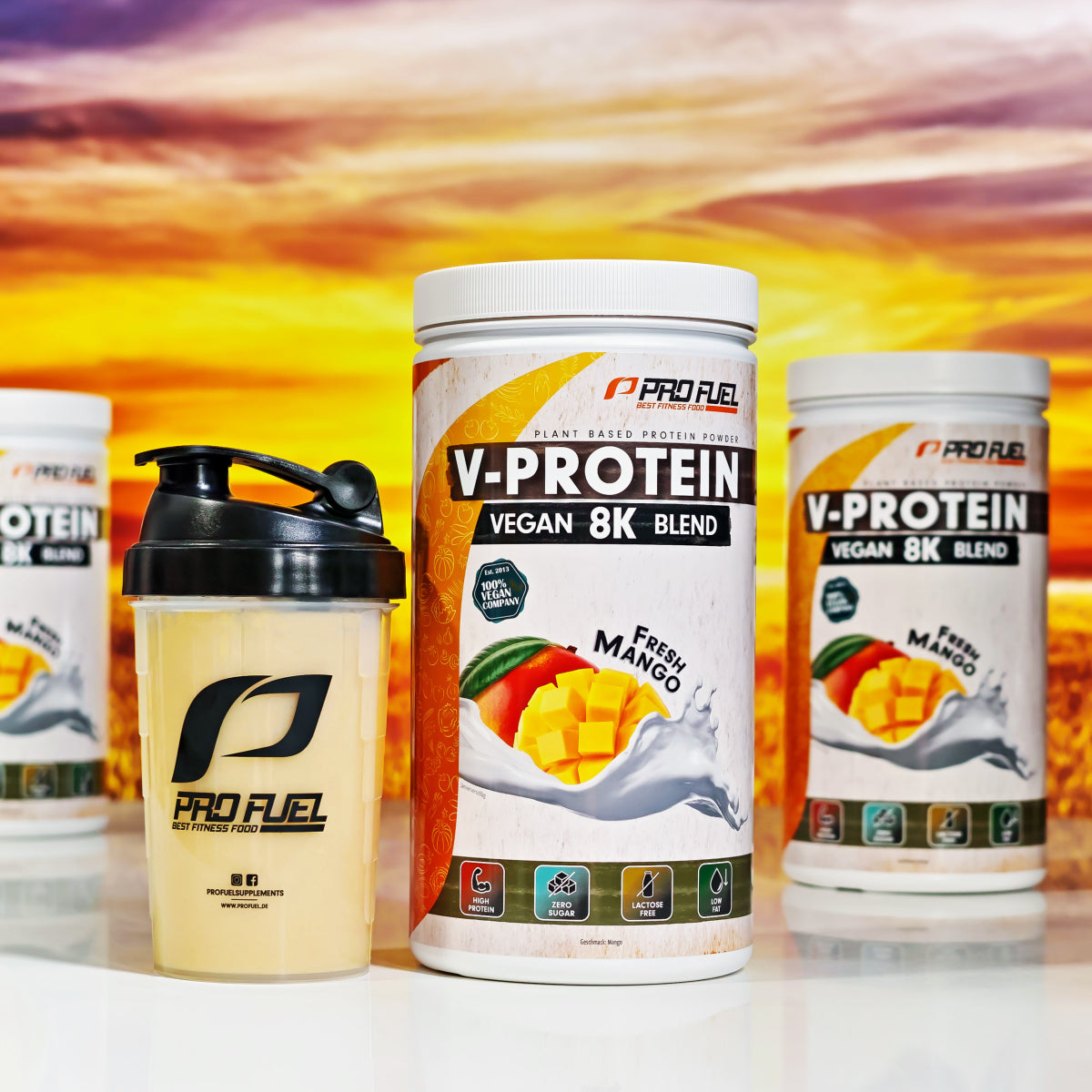 ProFuel V-PROTEIN Vegan 8K Blend 750g Fresh Mango