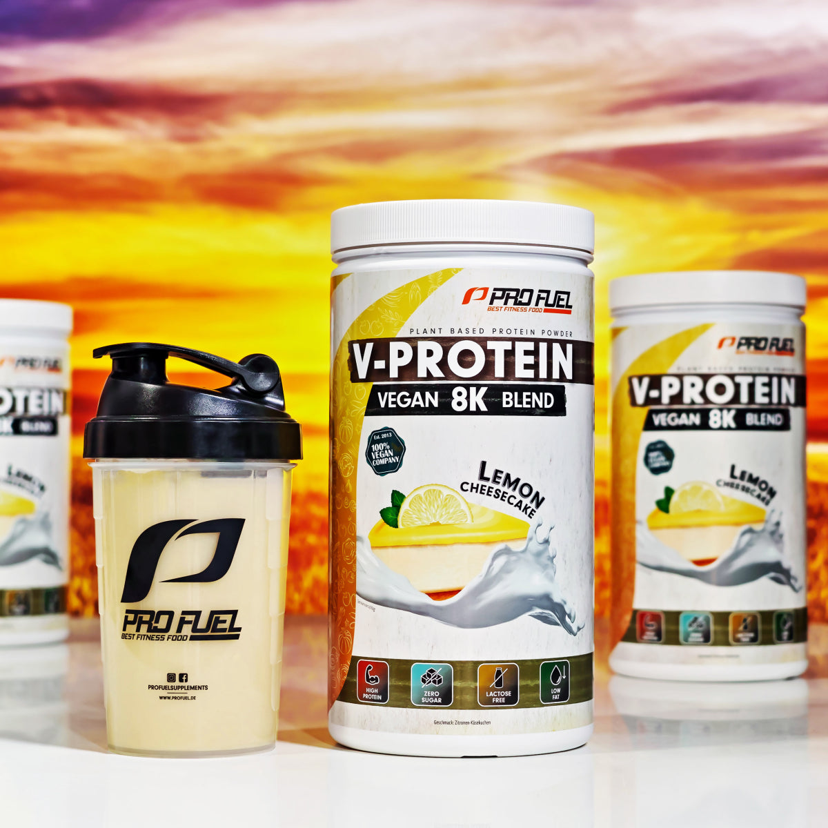ProFuel V-PROTEIN Vegan 8K Blend 750g Lemon Cheesecake